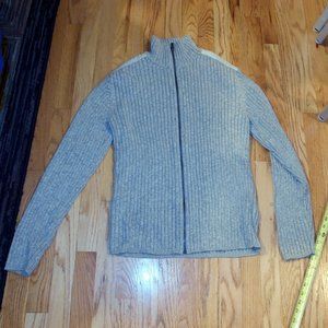 CALVIN KLEIN FULL ZIP CARDIGAN SWEATER-MED